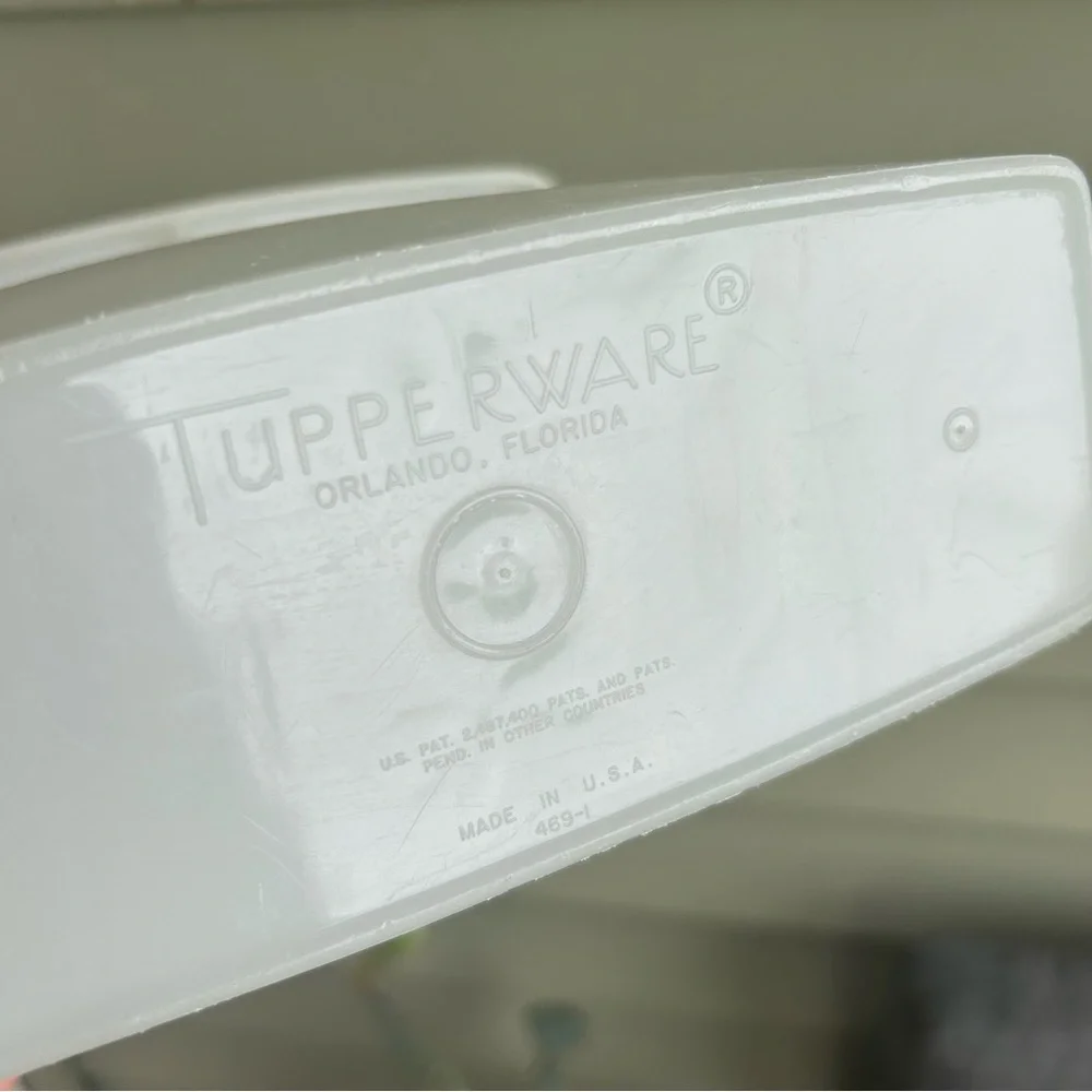 🩶5/$30 Vintage Tupperware Cereal Keeper Storage Container with Spout, Cap, Lid